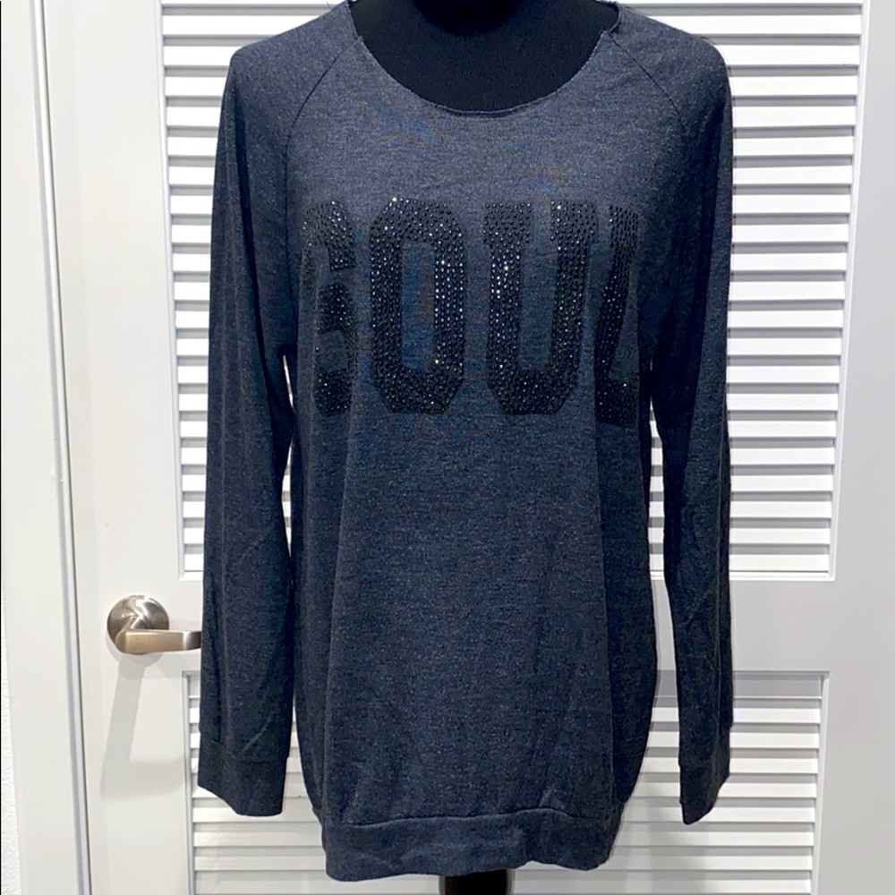 Soulcycle Anthracite Glitter Light sweatshirt (M)!